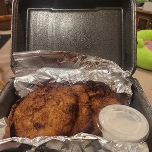 Latkes and sour cream