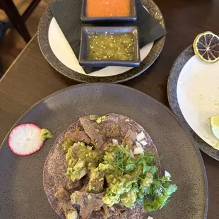 Happy Hour steak taco