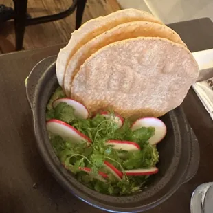 Happy Hour guac -- we got it spicy, which seemed medium-spicy to us, but we have a high spice tolerance