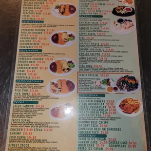 menu, sushi and sashimi