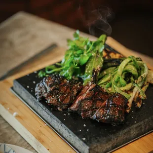 Carne Asada with seasonal vegetables