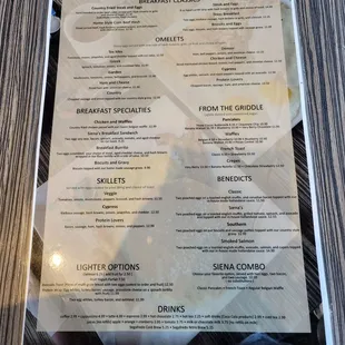 Menu.