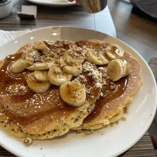 Banana Walnut Pancakes