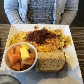 Tex-Mex Omelet Breakfast