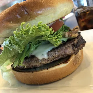 Mushroom Swiss Burger