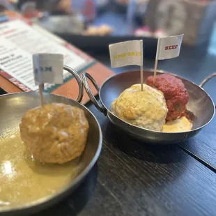 Meatball sampler