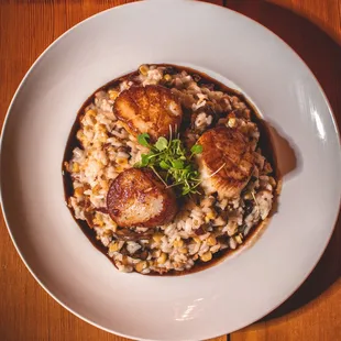 Seared Scallop Risotto