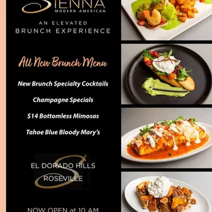 Weekend brunch, bottomless mimosas, bloody mary's, and more.