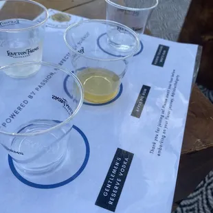 Spirits tasting