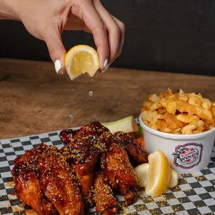 The best Sauced Lemon Pepper Wings in town