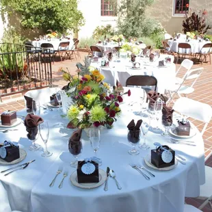 The Garden Room courtyard