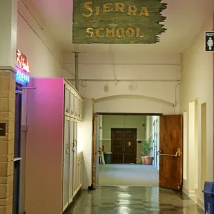 Looking towards the office and Theater