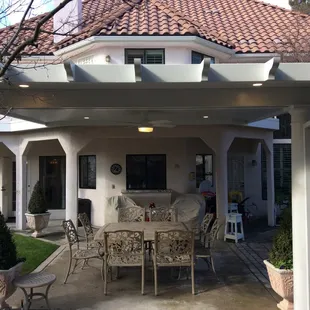 After pic. 18 x 16 -4" insulated four seasons roof system. Designed for future Solar Array.