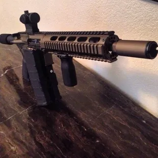 Sierra Arms cerakoted my AR Pistol build Burnt Bronze!