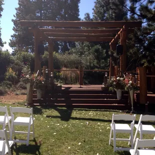 This is were we had our ceremony .