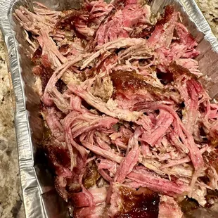 Pulled pork to-go, office caterings and parties. Order on the website, EzCater, DoorDash, UberEats, Grubhub . https://sierrabbq.com/