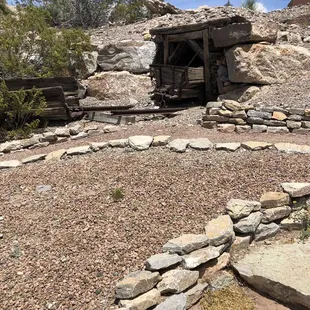 Old mine shaft. 16th hole I think. If you tee off from the blacks, you tee off from above it