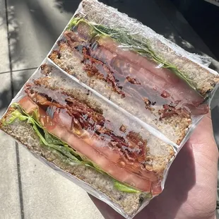 BLT on wheat