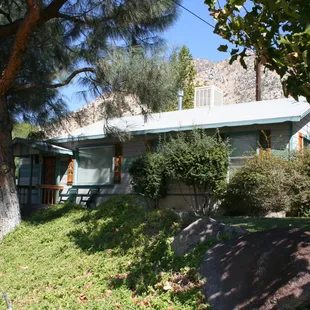 Kern Riverbend, one bedroom, drop down sunroom with river view, full kitchen and private patio