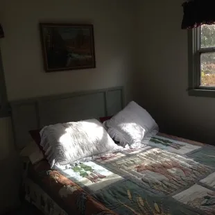 The Sequoia, one of two bedrooms with queen beds