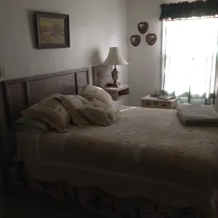 One of two bedrooms in the Sequoia