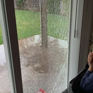 Home door glass pic