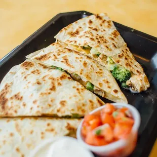 Chicken &amp; Broccoli Quesadilla