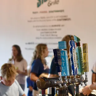 Beer, wine and kombucha on tap