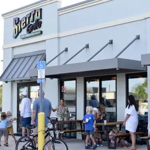 Family friendly with outdoor seating