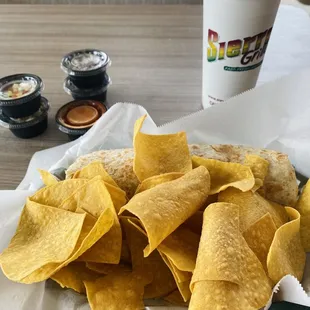 Curry chicken burrito!