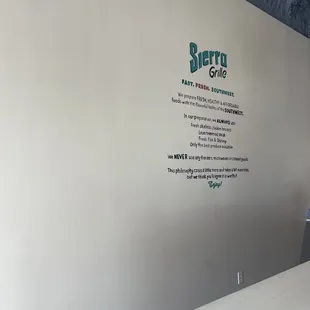 the counter area of the restaurant