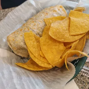 Steak burrito