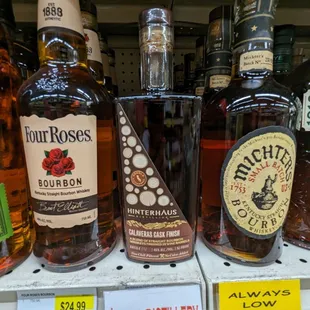 A featured local spirit bottle.