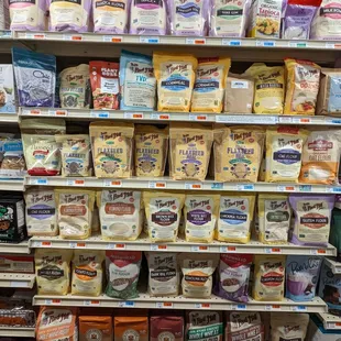Impressive Bob's Red Mill products selection.