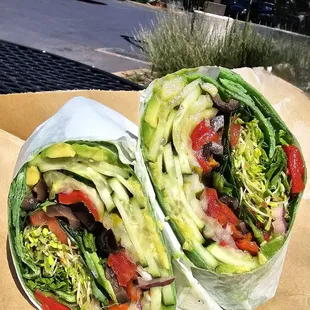 Fresh Veggie Wrap from the deli at Sierra Hills Market