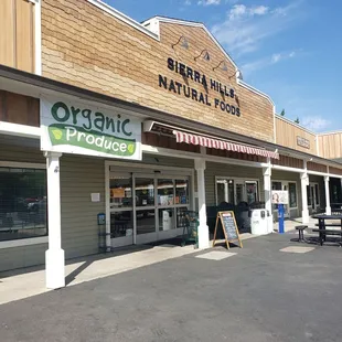 The Natural Foods Market is in the adjoining building to the right