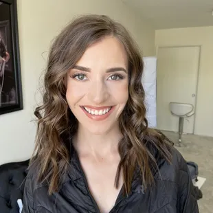 Bride makeup and hair