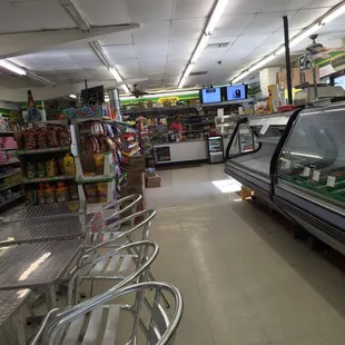 Inside of convenience store