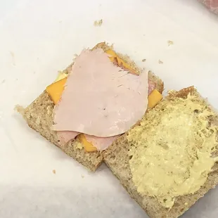 Three thin slices of meat policy