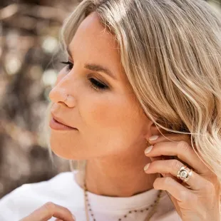 Layers of yellow gold.