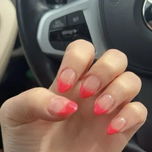 This set was also from a few months ago and I chose almond shaped nails!