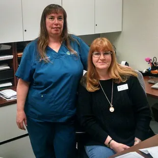 Our accountant and one of our pharmacy technician