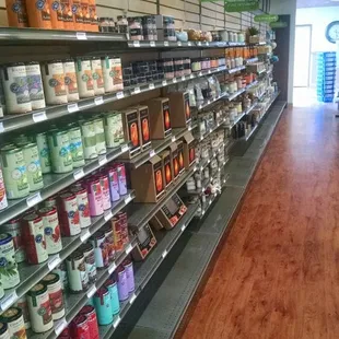 This is one of our shelves in the store that has local and speciality items