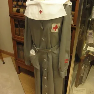 antique Red Cross nurse&apos;s uniform