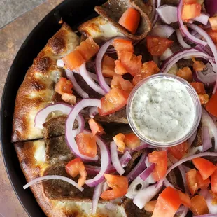 gyro pizza
