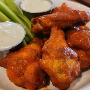 Buffalo wings were amazing
