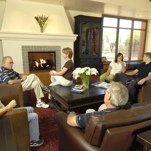 Patient lobby in the Dancing Sun Lodge