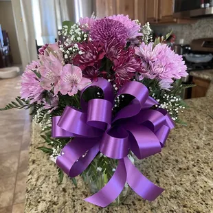 Short get well bouquet