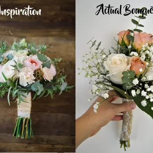 I told Sierra Vista Flowers I wanted to spend $20 for a small wedding bouquet and needed it in 4 hours - they did a great job