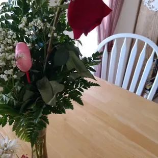 drooping rose after one day